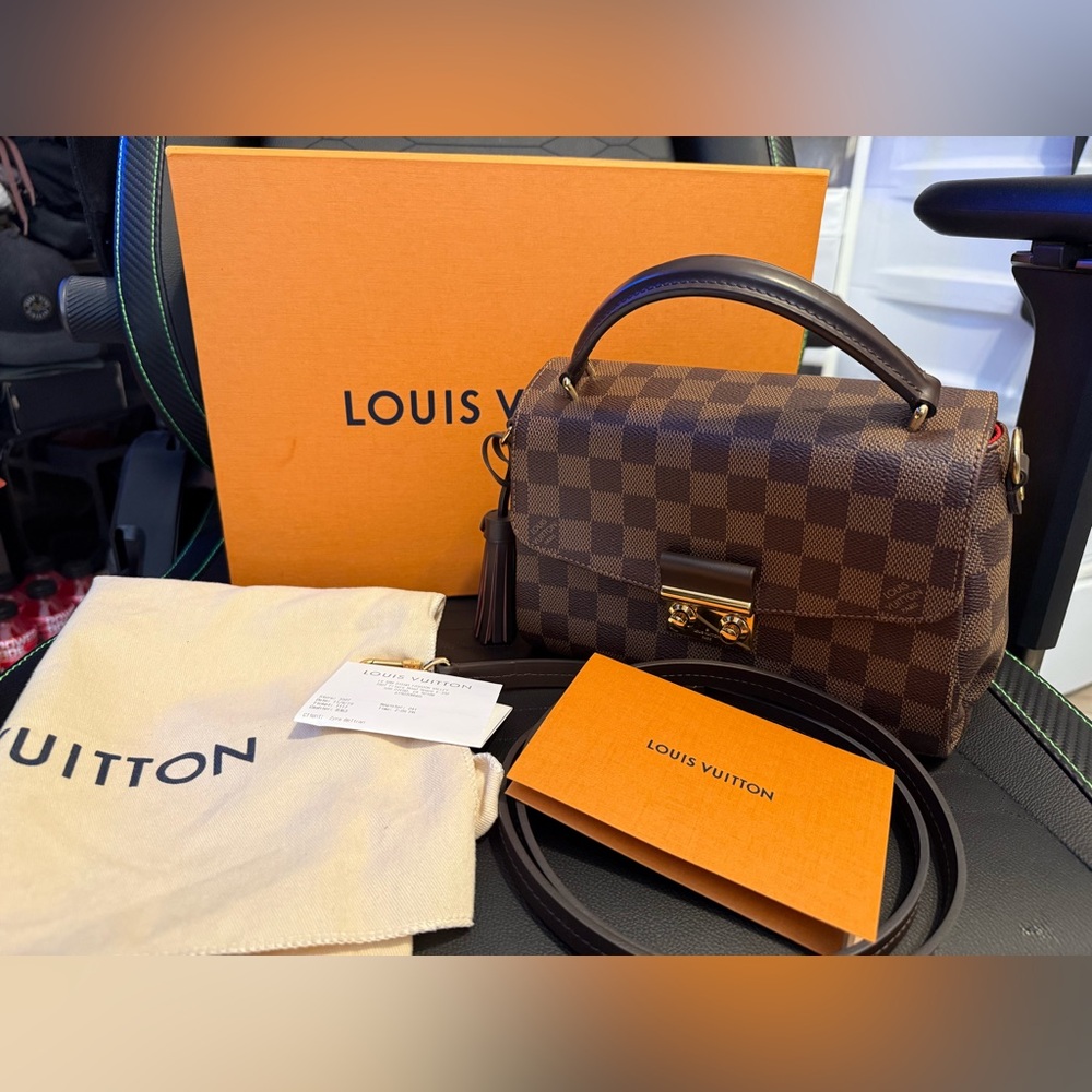 Louis Vuitton Croisette Handbag Damier